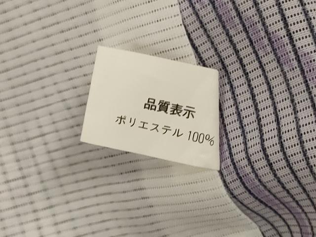 平和屋着物＊夏物　小紋　絽　舞蝶文　洗える着物　AABL5082jd