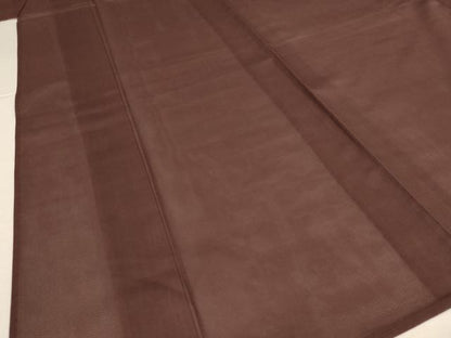 平和屋着物＊夏物　色無地　絽　赤褐色　正絹　逸品　未使用　AABL5090jd