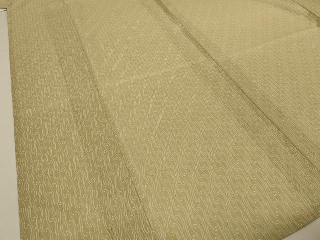 平和屋着物＊夏物　小紋　絽　抽象文様　さんび謹製　洗える着物　AABL5096jd