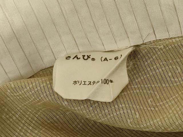 平和屋着物＊夏物　小紋　絽　抽象文様　さんび謹製　洗える着物　AABL5096jd