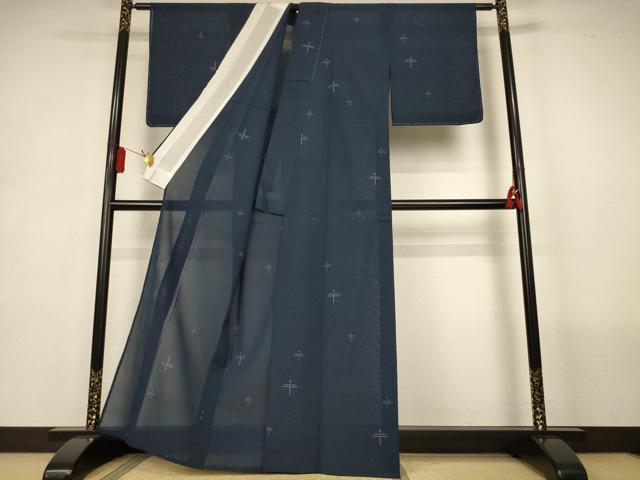 平和屋着物＊夏物　紗紬　勝虫　正絹　逸品　AABL5098jd