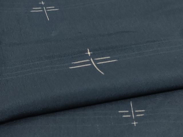 平和屋着物＊夏物　紗紬　勝虫　正絹　逸品　AABL5098jd