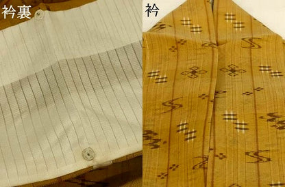 平和屋着物＊夏物　本場琉球絣　夏琉球　正絹　逸品　AABL5109jd