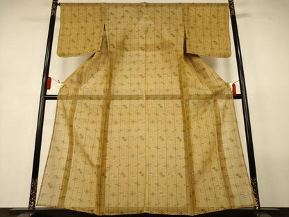 平和屋着物＊夏物　本場琉球絣　夏琉球　正絹　逸品　AABL5109jd