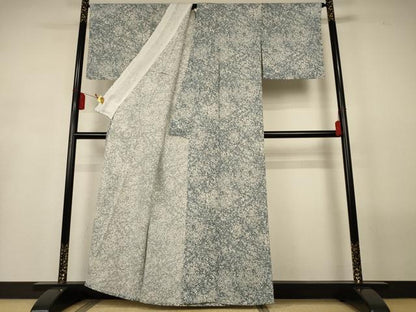 平和屋着物＊夏物　小紋　絽　霞文　正絹　逸品　AABL5110jd