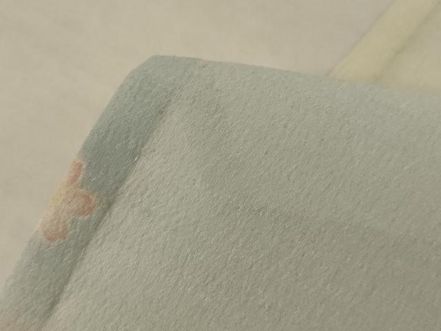 平和屋着物＊夏物　小紋　紗　花丸文　暈し染め　洗える着物　AABL5115jd