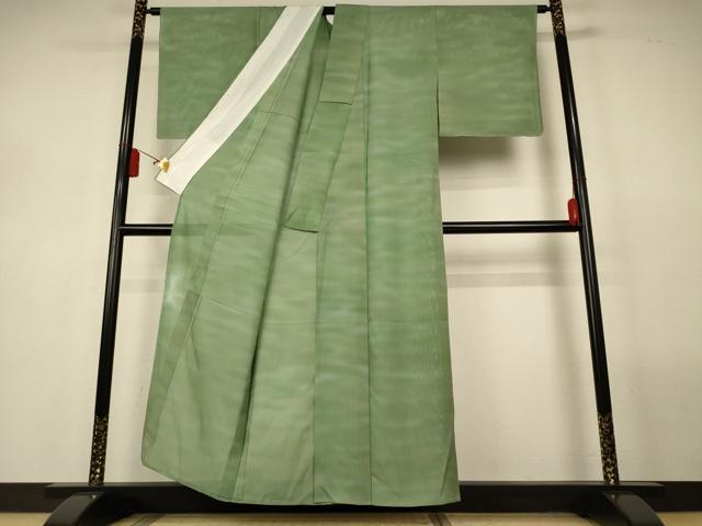 平和屋着物＊夏物　虹色創家　本郷大田子　小紋　絽　霞文　暈し染め　正絹　逸品　未使用　AABL5125jd