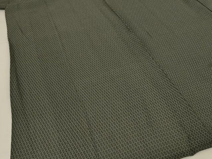 平和屋着物＊夏物　風通お召　紗　亀甲文　正絹　逸品　AABL5137jd
