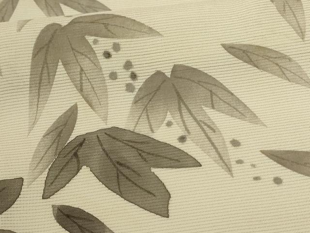 平和屋着物＊夏物　訪問着　絽　手描き　笹文　正絹　逸品　AABL5147jd