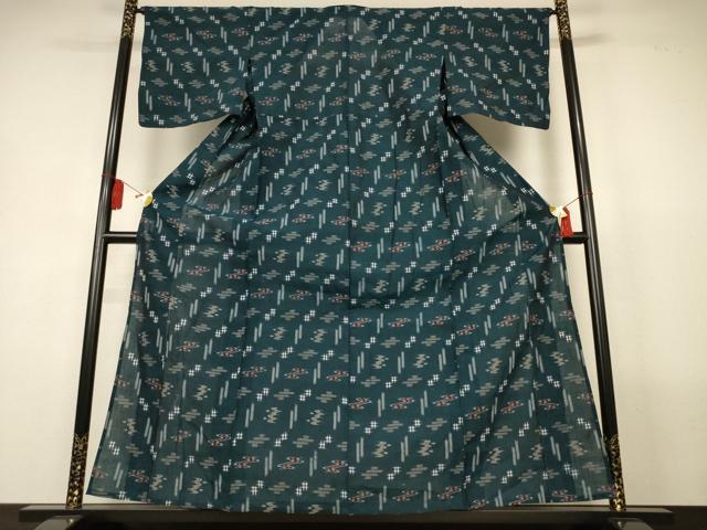 平和屋着物＊夏物　本場琉球絣　綿琉球　綿　逸品　AABL5159jd