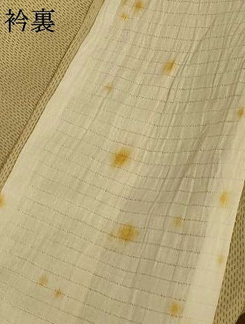 平和屋着物＊夏物　紗紬　抽象文様　正絹　逸品　AABL5166jd