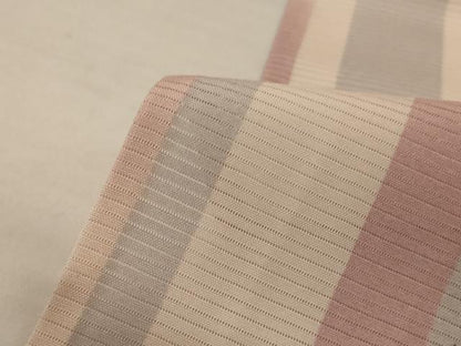 平和屋着物＊夏物　小紋　絽　間道　暈し染め　正絹　逸品　AABL5185jd