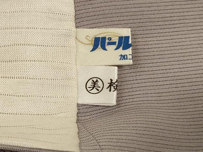 平和屋着物＊夏物　訪問着　絽　手描き　草花文　正絹　逸品　AABL5191jd