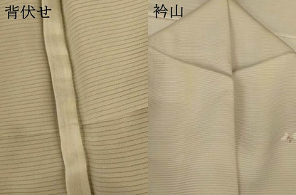 平和屋着物＊夏物　訪問着　絽　草花文　月　金彩　正絹　逸品　AABL5192jd