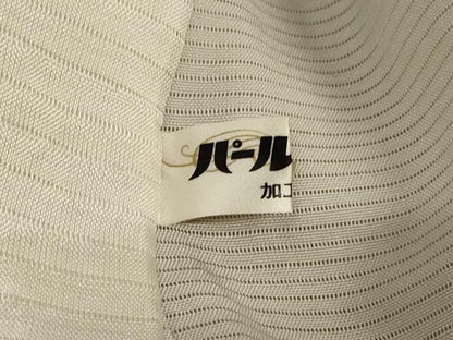 平和屋着物＊夏物　訪問着　絽　草花文　月　金彩　正絹　逸品　AABL5192jd