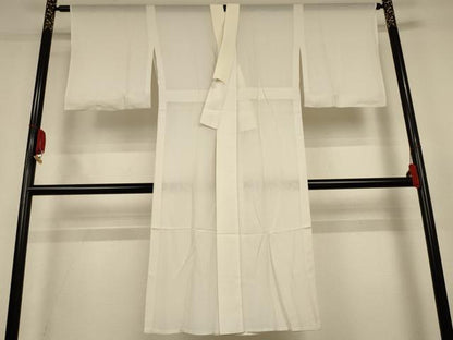 平和屋着物＊夏物　長襦袢　絽　白色　やまと誂製　正絹　逸品　AABL5206jd