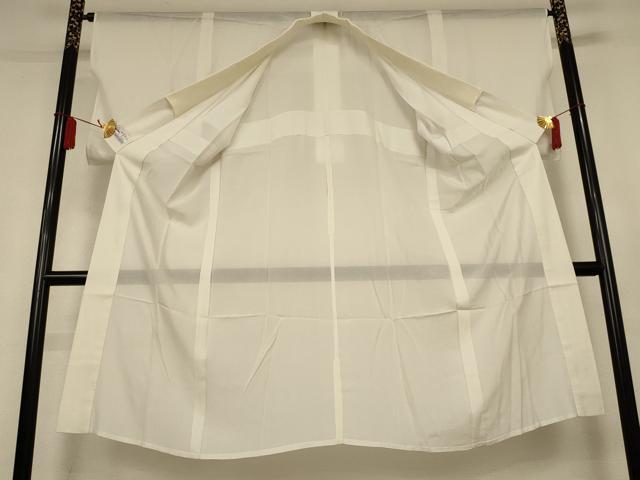 平和屋着物＊夏物　長襦袢　絽　白色　やまと誂製　正絹　逸品　AABL5206jd