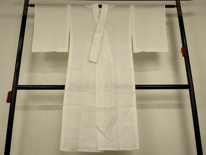 平和屋着物＊夏物　長襦袢　竜田川紋紗　生成り色　麻　AABL5213jd