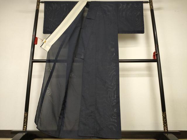 平和屋着物＊夏物　色無地　縦絽　流水紋紗　褐返色　正絹　逸品　未使用　AABL5216jd
