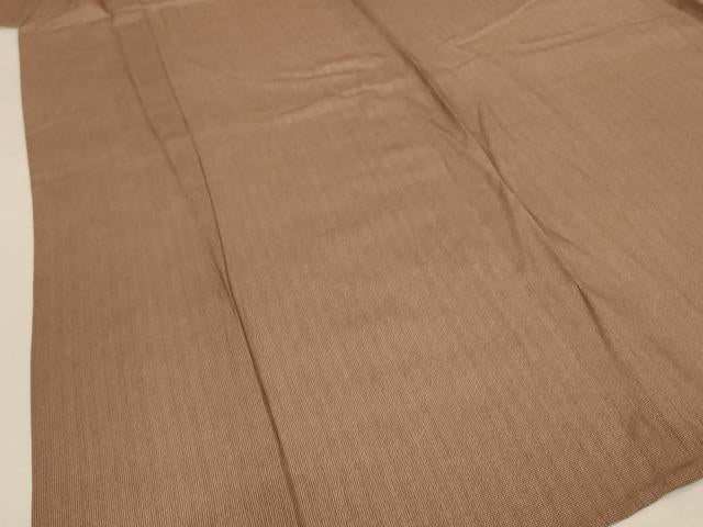 平和屋着物＊夏物　伝統工芸師　服部光擴　江戸小紋　縦絽　角通し　正絹　逸品　AABL5228jd