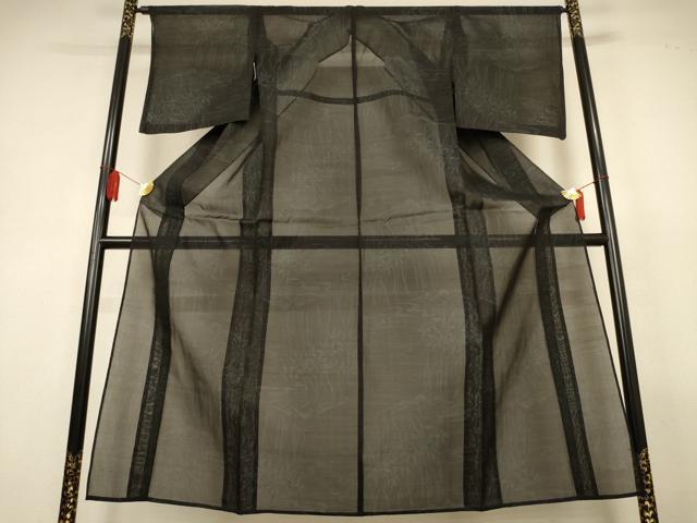 平和屋着物＊夏物　本場大島紬　夏大島　風景文　正絹　逸品　AABL5240jd