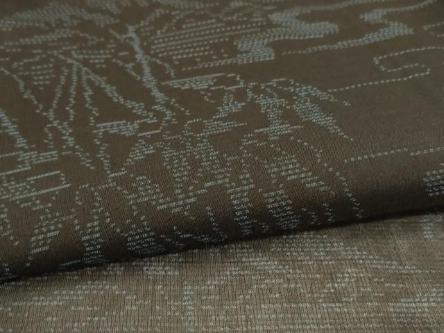 平和屋着物＊夏物　本場大島紬　夏大島　風景文　正絹　逸品　AABL5240jd