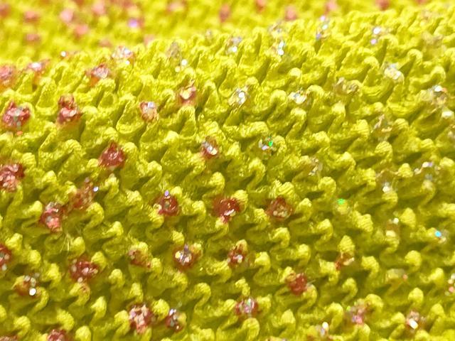 平和屋本店●和装小物　振袖用帯締め・帯揚げセット　総絞り　霞文　金糸　暈し　撚り房　正絹　逸品　未使用　AABL5256ay