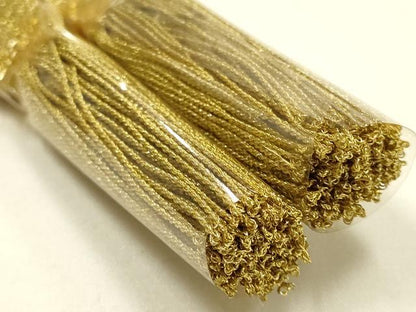 平和屋着物●和装小物　上質な帯締め　礼装用　純金糸　皇結び　撚り房　逸品　未使用　AABL5320ay