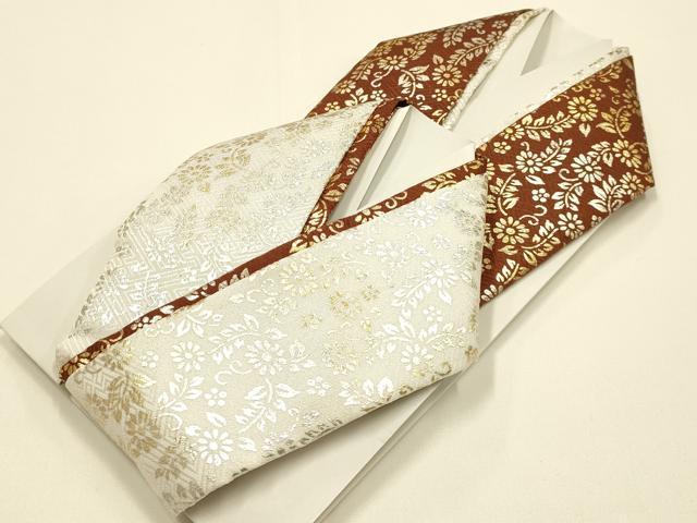平和屋着物▼和装小物　重ね衿・伊達衿　まとめて5点　金銀糸　金銀彩　暈し染め　リバーシブル　正絹あり　逸品　未使用品有　AABL5331ay