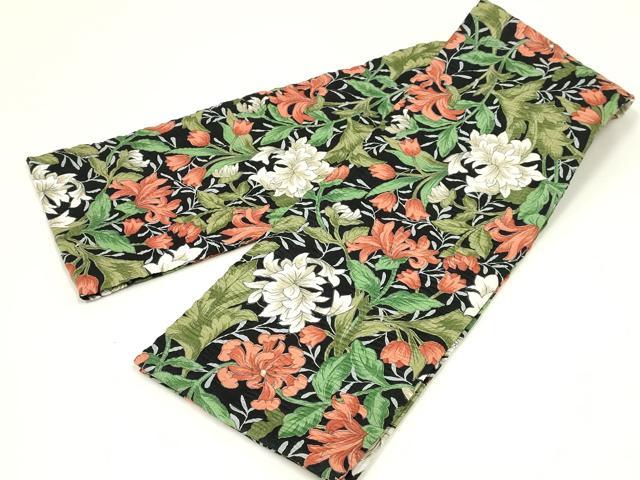 平和屋着物▼和装小物　伊達衿　まとめて3点　花柄　重ね衿ピン付属　逸品　AABL5346ay