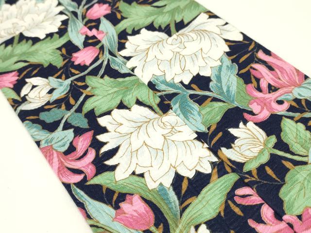 平和屋着物▼和装小物　伊達衿　まとめて3点　花柄　重ね衿ピン付属　逸品　AABL5348ay