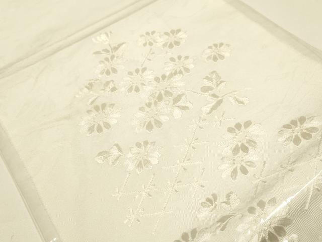 平和屋着物▼和装小物　半衿　まとめて5点　刺繍　一巾織　金糸　金銀彩　正絹　逸品　AABL5351ay