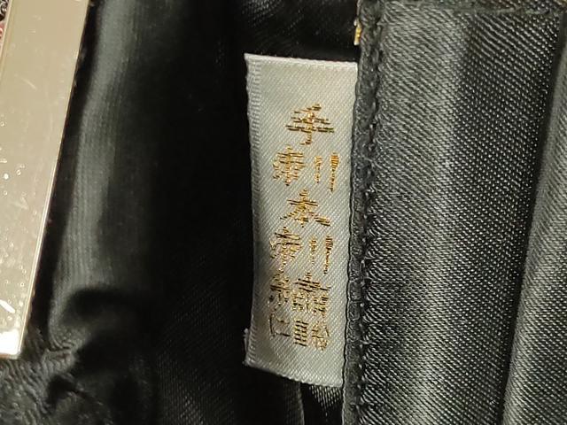 平和屋着物●和装小物　和装バッグ　ハンドバッグ　ビーズバッグ　手刺繍　切嵌吉祥文　逸品　AABL5388ay