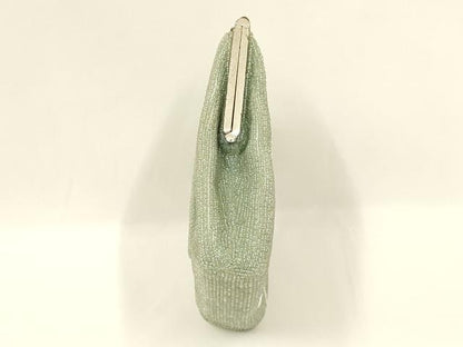 平和屋着物●和装小物　和装バッグ　ハンドバッグ　ビーズバッグ　花柄　逸品　AABL5396ay