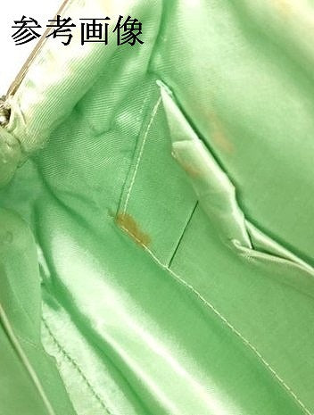 平和屋着物●和装小物　和装バッグ　ハンドバッグ　ビーズバッグ　がま口　花柄　逸品　AABL5399ay