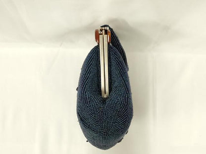 平和屋着物●和装小物　和装バッグ　ハンドバッグ　ビーズバッグ　花柄　逸品　AABL5400ay