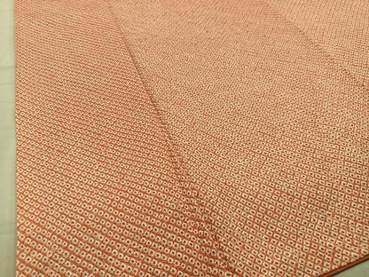 平和屋着物■大変加工の良い総絞り小紋　正絹　逸品　AABL5414oa