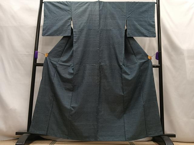 平和屋着物■上質な紬　蚊絣　正絹　逸品　AABL5419oa