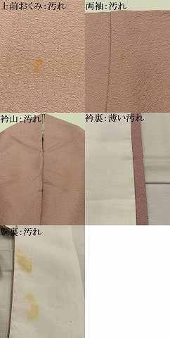 平和屋着物■豪華色留袖　総刺繍　文箱花文　正絹　逸品　AABL5422oa
