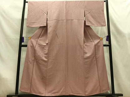 平和屋着物■豪華色留袖　総刺繍　文箱花文　正絹　逸品　AABL5422oa