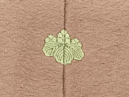 平和屋着物■豪華色留袖　総刺繍　文箱花文　正絹　逸品　AABL5422oa