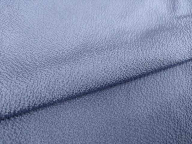 平和屋着物●上質な色無地　薄鼠色　正絹　逸品　AABL5444ck