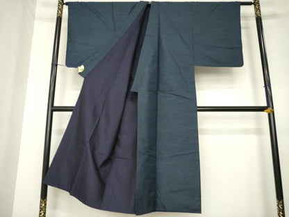 平和屋着物●男性　本場大島紬　アンサンブル　亀甲絣　正絹　逸品　AABL5445ck