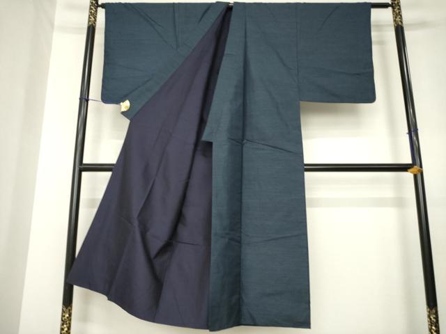 平和屋着物●男性　本場大島紬　アンサンブル　亀甲絣　正絹　逸品　AABL5445ck