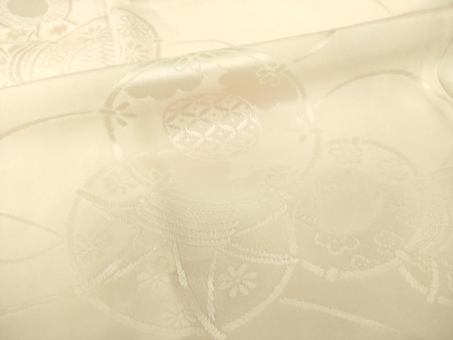平和屋着物●振袖用長襦袢　無双仕立て　花鼓地紋　暈し染め　鈴乃屋扱い　正絹　逸品　AABL5450ck