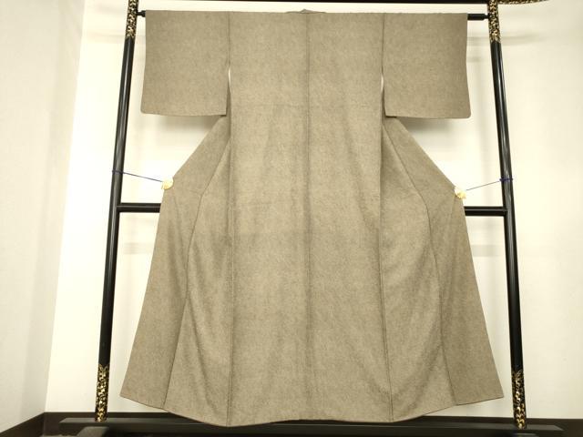 平和屋着物●江戸小紋　鮫小紋柄　正絹　逸品　AABL5458ck