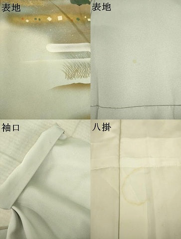 平和屋着物●訪問着　人物文　金彩　正絹　逸品　AABL5459ck