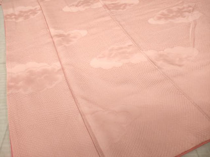 平和屋着物●豪華振袖　雲重ね地紋　虹色　正絹　逸品　AABL5462ck