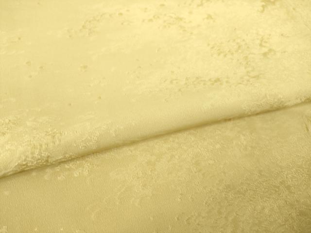 平和屋着物●上質な色無地　立波地紋　蜂蜜色　正絹　逸品　AABL5465ck