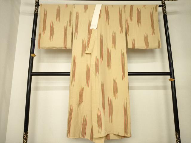 平和屋着物●長襦袢　無双仕立て　霞文　正絹　逸品　AABL5468ck